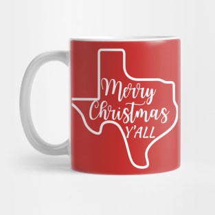 Texas, Merry Christmas y'all, Mug